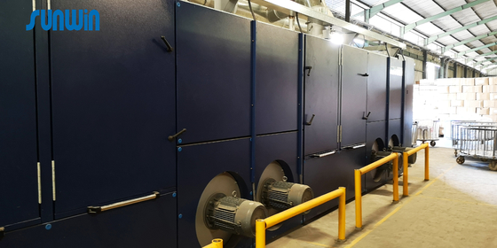2600mm Tubular Textile Drying Machine 6 Chambers Multi Pass Fabric Drying Machine