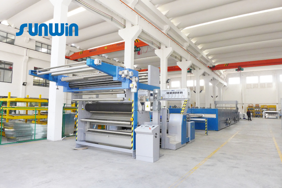 3000MM 6 Chambers Hot Air Stenter Finishing Machine Mini Stenter Textile For Knit Fabric