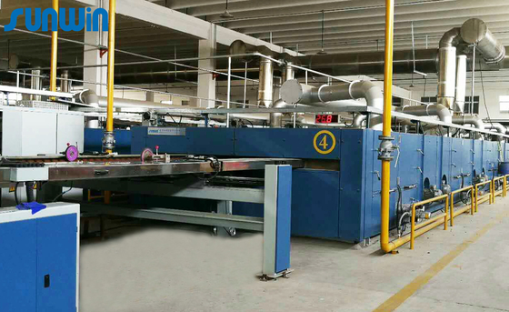 Tubular Gas Heated Fabric Heat Setting Machine For Towel Fabrics 2200mm