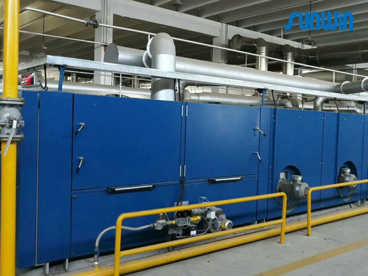 Tubular Gas Heated Fabric Heat Setting Machine For Towel Fabrics 2200mm