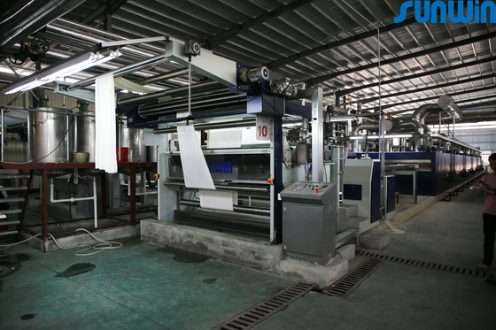 50T After Dyeing Fabric Drying Heat Setting Machine For Cotton Fabric
