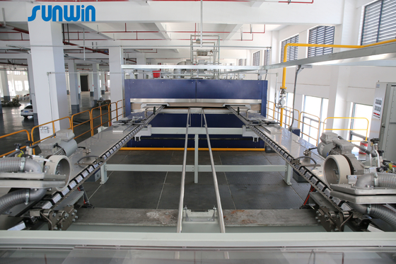 Automatic Hot Air Textile Stenter Machine For Dyeing Fabrics 2800mm