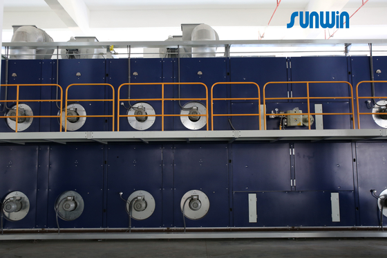 Automatic Hot Air Textile Stenter Machine For Dyeing Fabrics 2800mm