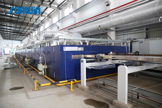 High Pressure Padder Cloth Finishing Ram Stenter Machine Process For Woven Fabrics