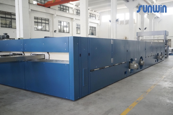High Speed High Temperature Textile Finishing Machine For Bedmattress Fabric
