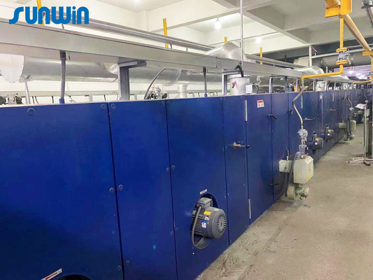 High capacity & easy operation stenter machine for woven fabric