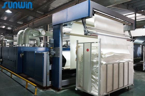 185KW Gas Heated Heat Setting In Textile Stenter Machine For Heavy Weight Fabric
