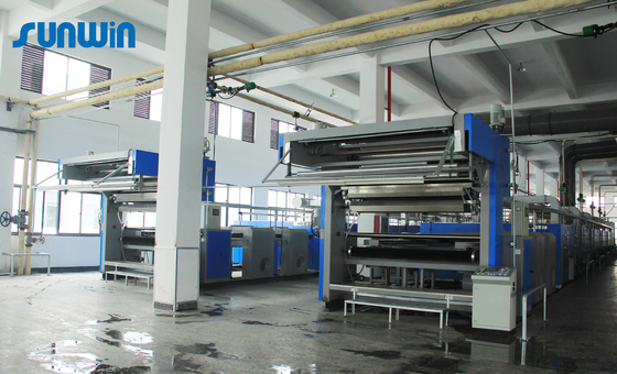 Eco Horizontal Chain 100m/Min Thermal Setting Stenter Finishing Machine In Textile