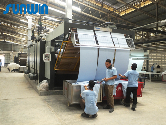 50HZ Tubular Fabric Relax Dryer Machine In Textile Drying Finishing 2500mm