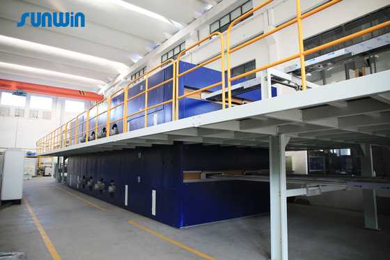 Double Deck Multi Layer Hot Air Stenter Machine For Knit Woven Fabrics