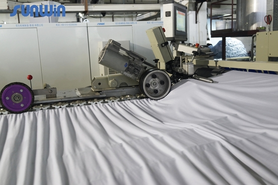 After Dyeing 60T Fabric Stenter Machine 210KW Fabric Stentering Process