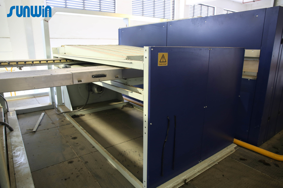 Fleece Fabric Finishing Stenter Frame Dyeing Machine In Textile Industry