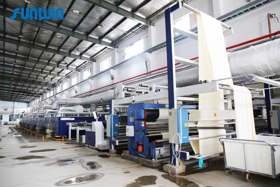 Woven Home Textile Fabric Oil Heated Heat Setting Finishing Stenter Machine