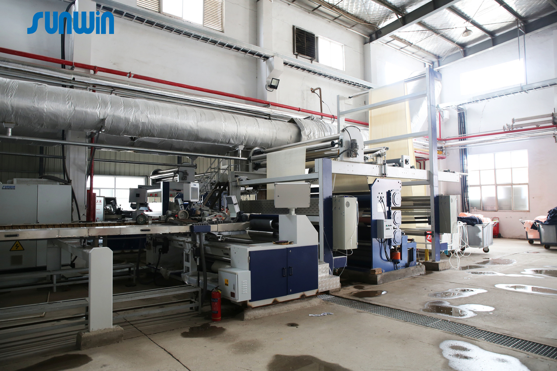 8 Chamber 2000mm Textile Stenter Tenter Frame Machine For Coated Fabric