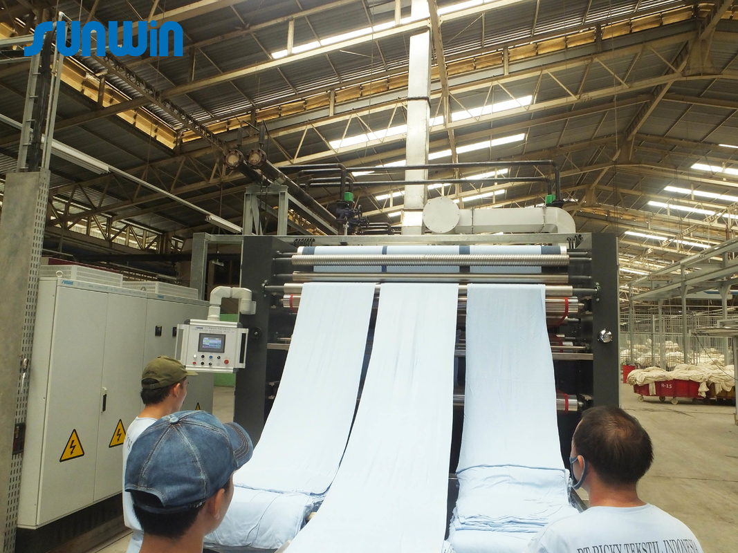 2600mm Tumble Drying Machine For Towel Knit Fabrics Finishing Machine In Textile