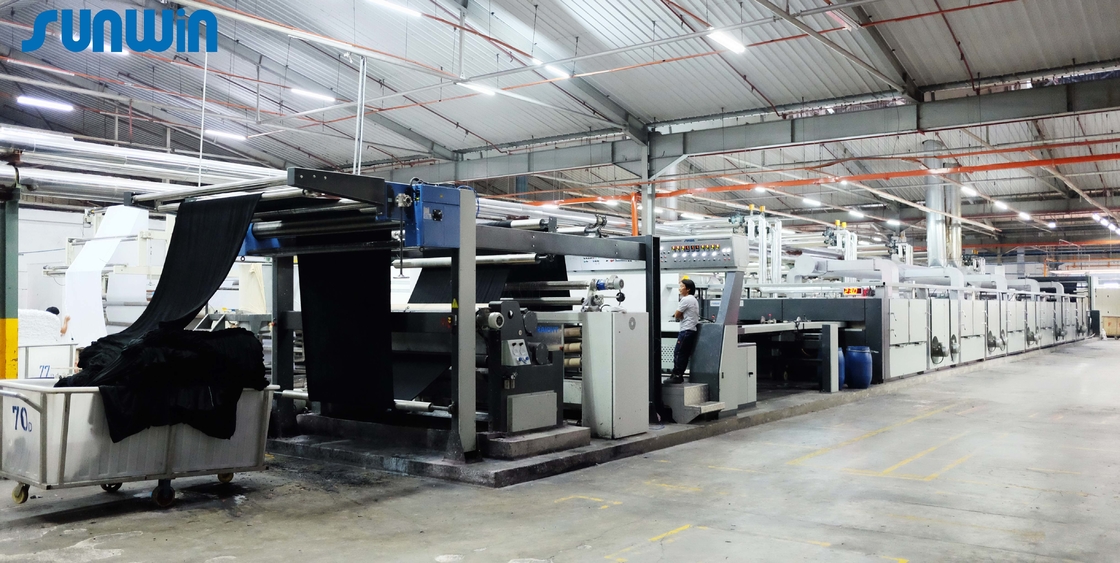 Automatic Weft Straightener Heat Setting Fabric Stenter Machine Gas Heated