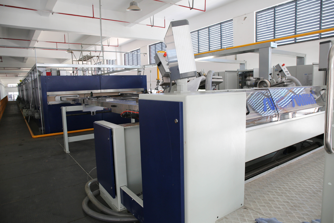 CE 8 Chamber Woven Fabric Jigger Dyeing Machine Drying Setting Stenter Machine