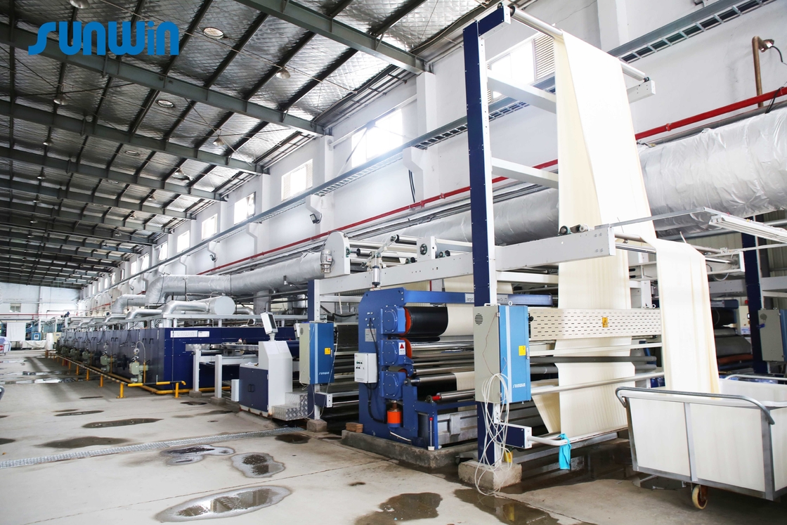 Woven Home Textile Fabric Oil Heated Heat Setting Finishing Stenter Machine