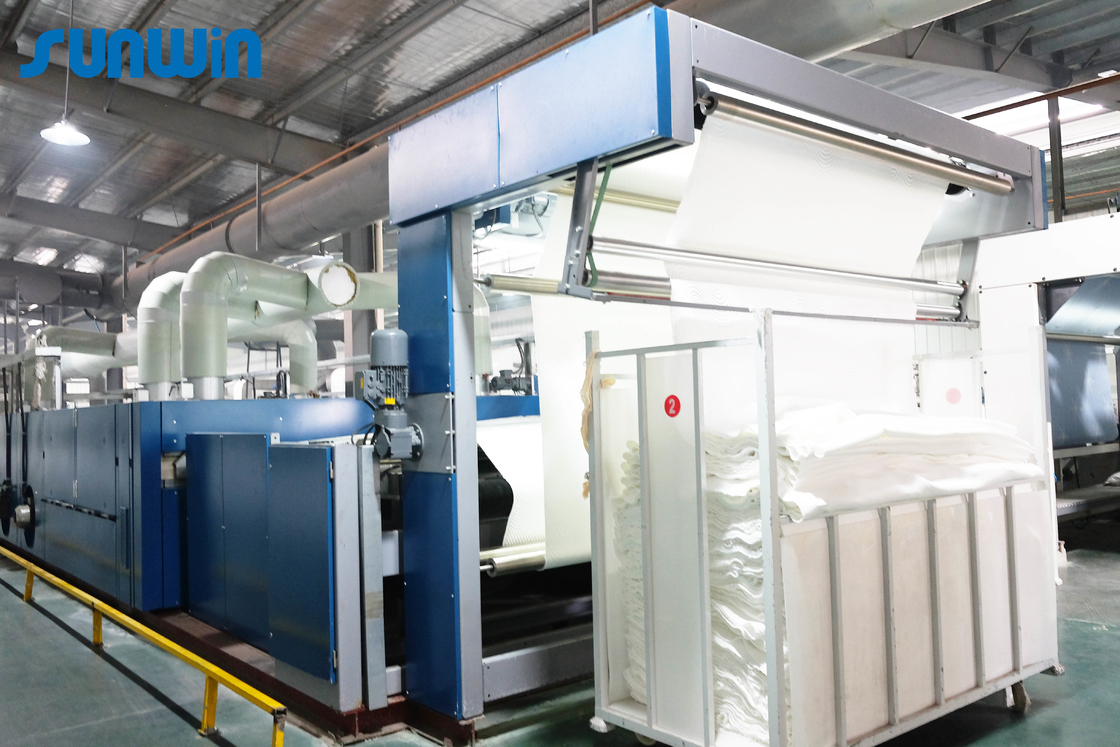 3000mm Oil Heated High Speed Tenter Frame Machine Textile Tentering For Knit Woven