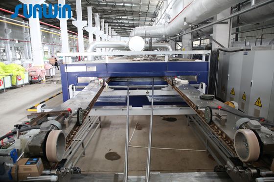 10 Chamber High Speed Textile Stenter Machine 3000mm Woven Fabric ...